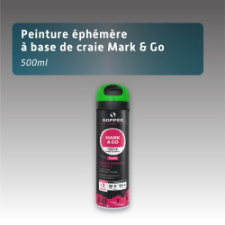 Marquage au sol éphémère à la craie fluorescente 500 ml - 7 couleurs | MARK & GO